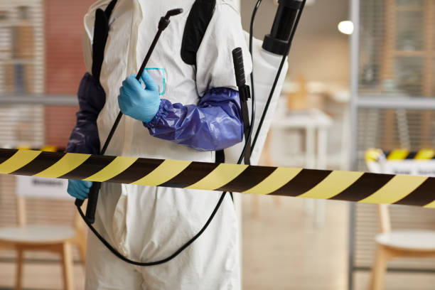 Professional Blood Cleanup technician working in Angels Camp, CA
